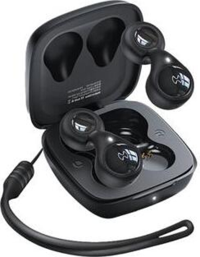XUNDD X19 TWS Pendant Bluetooth-øretelefon Mini bærbare trådløse øretelefoner med støtte for sensitiv berøringskontroll - Sort
