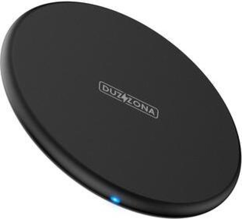 DUZZONA W11 15 W rund, ultratynn trådløs lader med 1 m kabel (CE / FCC / UKCA / ROHS)