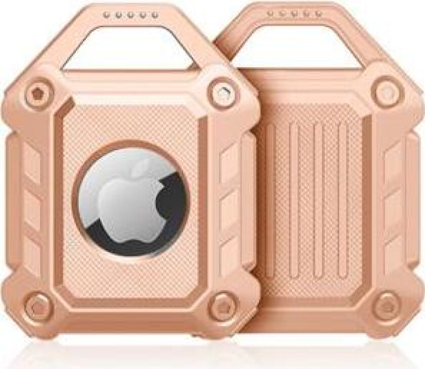 Støtsikker Armor Apple AirTag TPU-deksel - Rosa