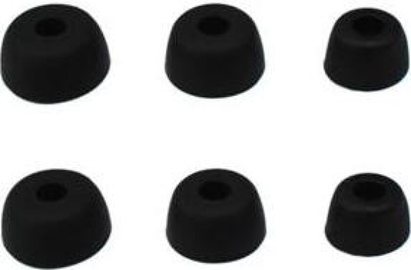 Silikon Øreplugger - Jabra Elite 75t/65t/Active/Sport - 3 Par - Svart
