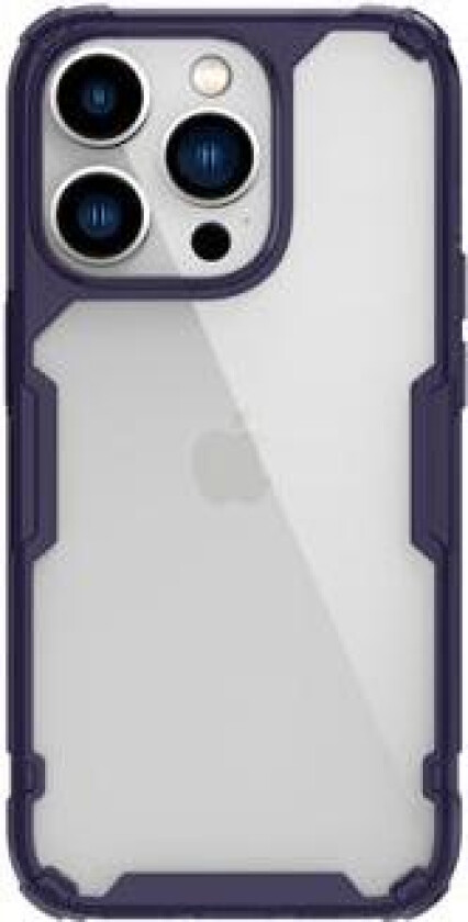 Nature TPU Pro iPhone 14 Pro Max Hybrid-deksel - Lilla