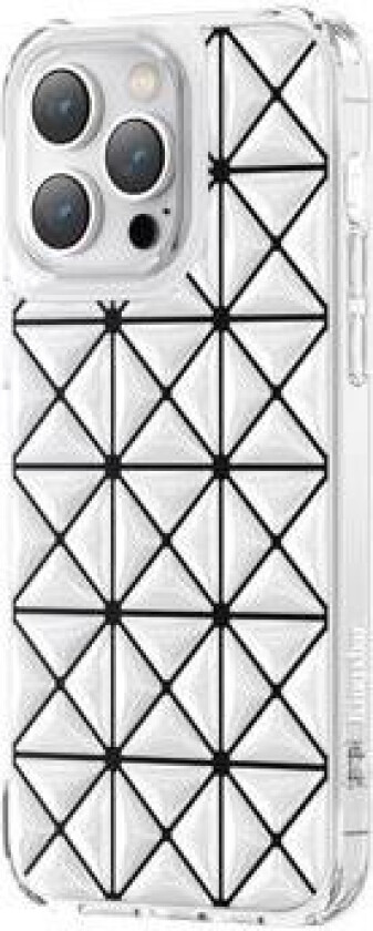 Miya Series iPhone 14 Pro Max Hybrid-deksel - Snø Hvit