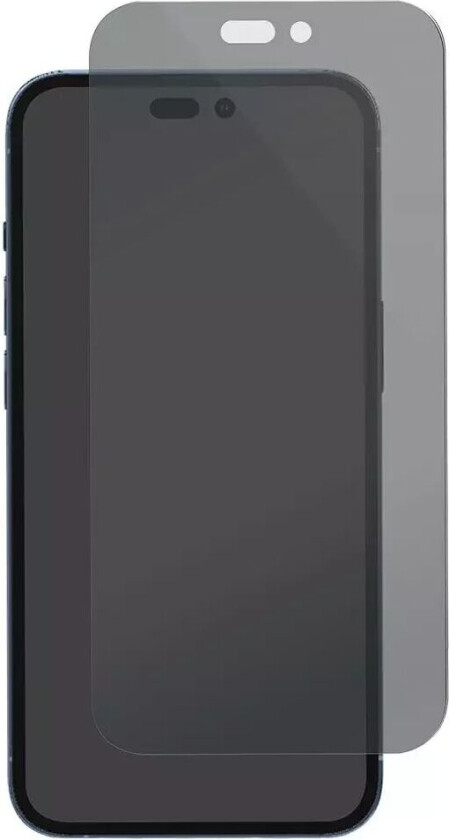 PANZER iPhone 14 Pro PANZER Skjermbeskyttelsesglass Premium - Personvernglass - Antibakteriell - Inkl. Kamerabeskyttelse