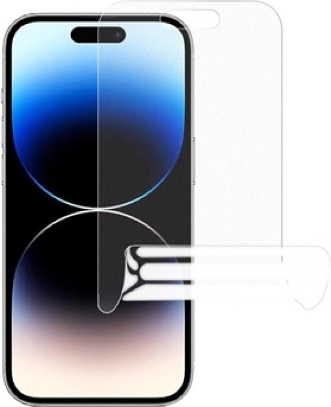 iPhone 15/15 Pro TPU Skjermbeskytter - Antirefleks