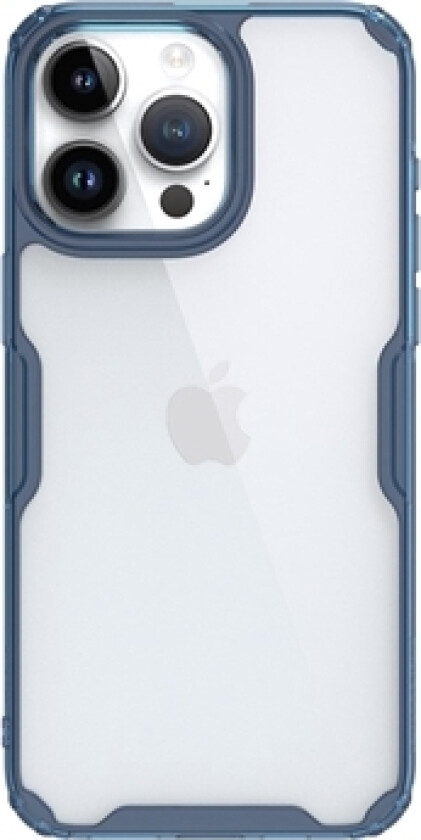 iPhone 15 Pro Nillkin Nature TPU Pro Hybrid-deksel - Blå