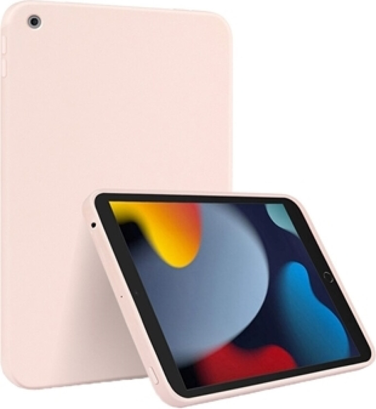 iPad 10.2 2019/2020/2021 Liquid Silikondeksel - Rosa