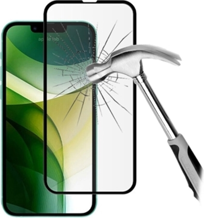 iPhone 13 Mini Mocolo Full Size Skjermbeskytter - 9H - Svart