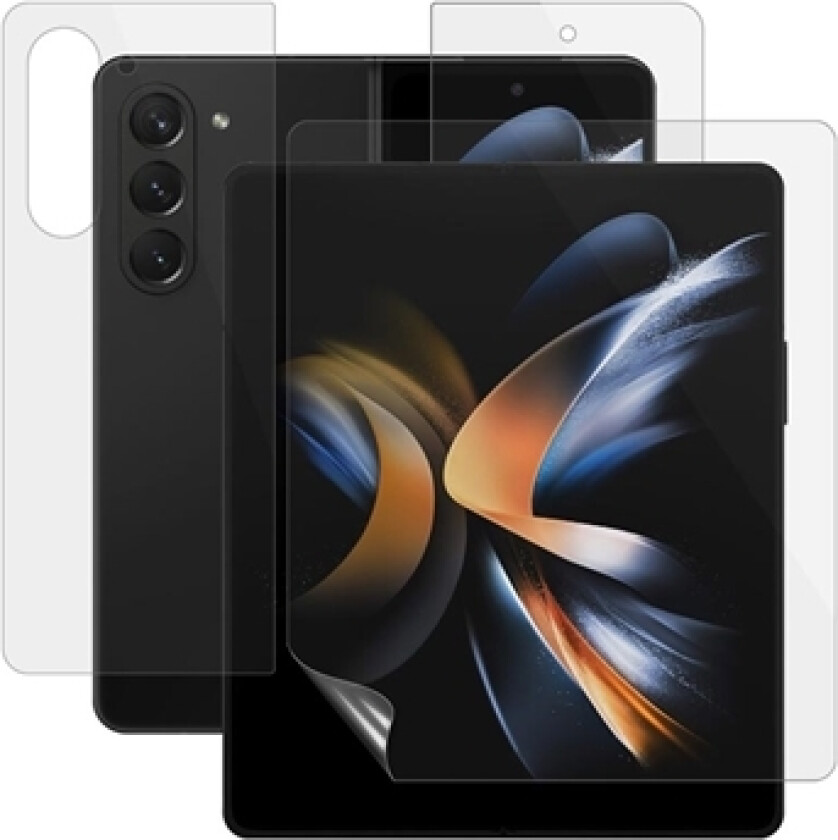 Samsung Galaxy Z Fold5 Full Cover Beskyttelsessett - Klar