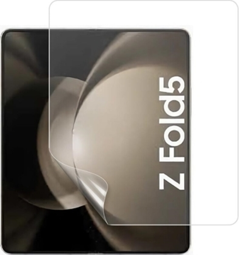 Samsung Galaxy Z Fold5 TPU Skjermbeskytter - Gjennomsiktig