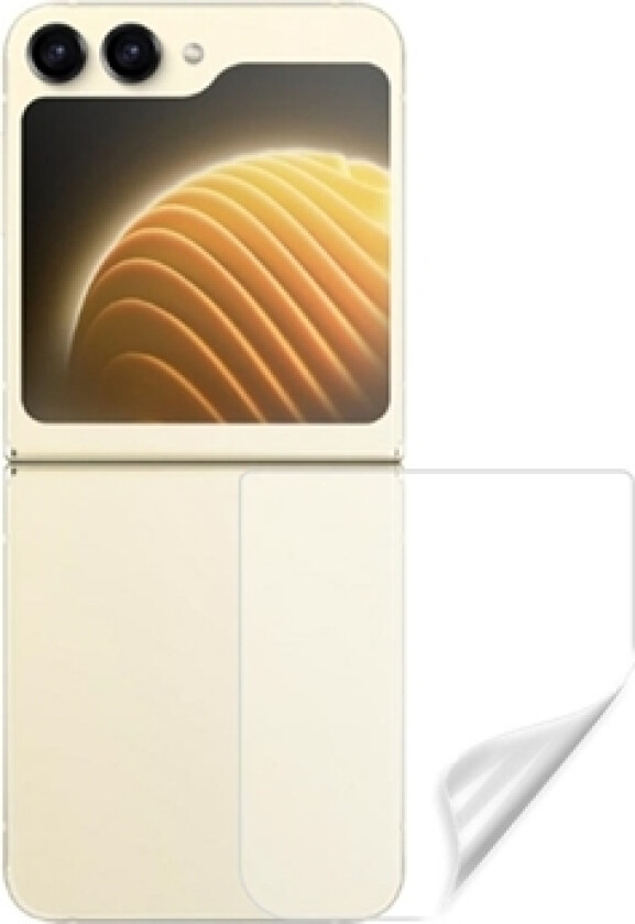 Samsung Galaxy Z Flip5 Full Cover TPU Back Protector - Transparent