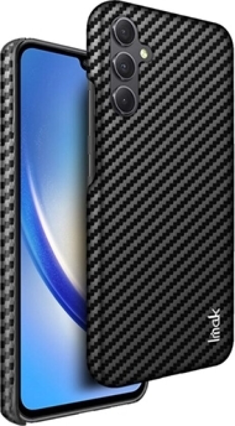 Samsung Galaxy A54 5G Imak Ruiyi Hybrid-deksel - Karbonfiber - Svart