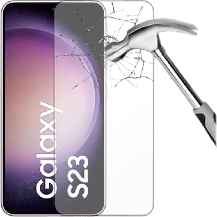 3D Samsung Galaxy S23 5G Skjermbeskyttere Panzerglass - Svart