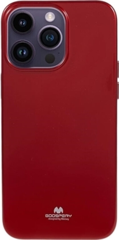 iPhone 15 Pro Max Mercury Goospery Glitter TPU-deksel - Rød