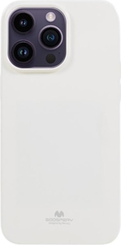 iPhone 15 Pro Max Mercury Goospery Glitter TPU-deksel - Hvit