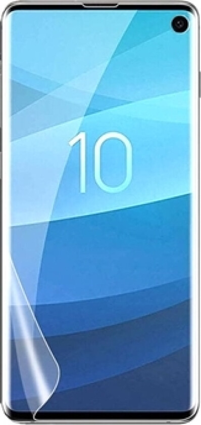 Samsung Galaxy S10 Full Dekning Skjermbeskyttelse - Gjennomsiktig