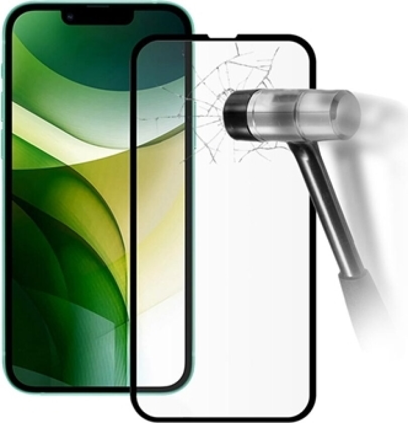 iPhone 13 Mini Mocolo 3D Skjermbeskyttere Panzerglass - Svart Kant