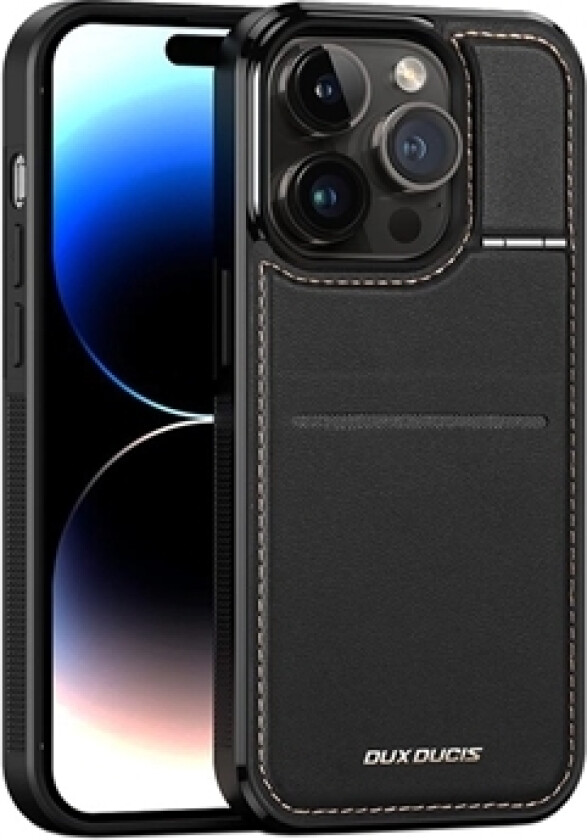 iPhone 15 Pro Max Dux Ducis Rafi Hybrid-deksel med RFID - Svart