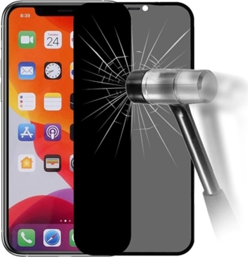 iPhone XS Max/11 Pro Max Skjermbeskyttere Panzerglass - 9H, 0.3mm - Privatliv