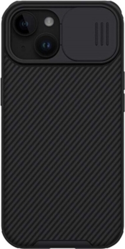 iPhone 15 Plus Nillkin CamShield Pro Hybrid-deksel - Svart