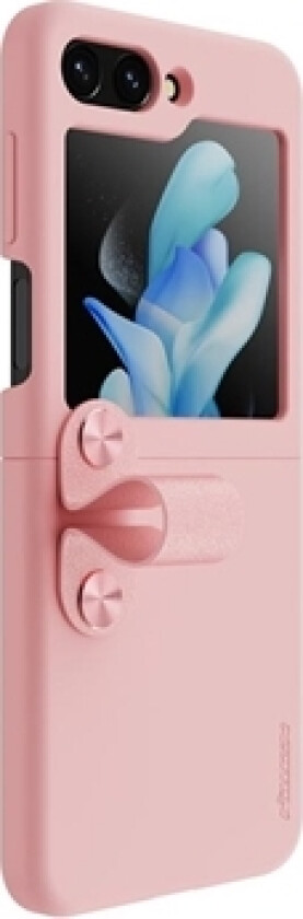 Samsung Galaxy Z Flip5 Nillkin Flex Flip Liquid Silikondeksel - Rosa