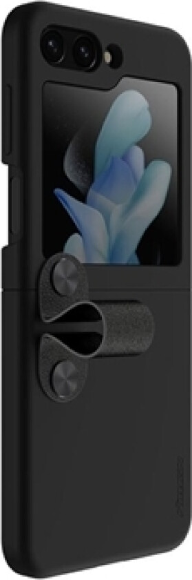 Samsung Galaxy Z Flip5 Nillkin Flex Flip Liquid Silikondeksel - Svart