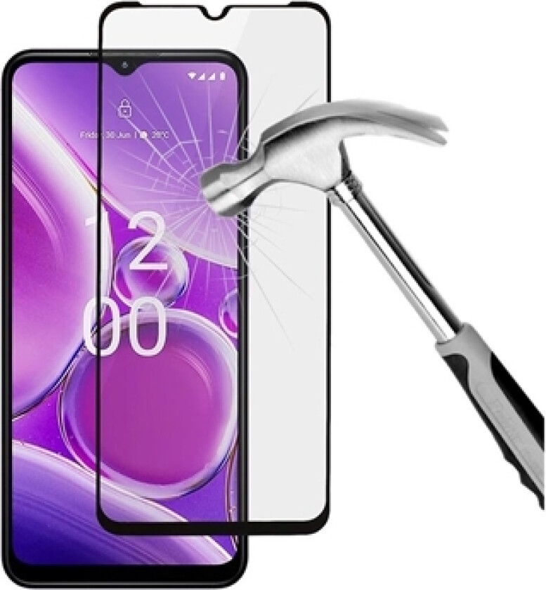 Nokia G42 Full Dekning Skjermbeskyttere Panzerglass - Svart Kant