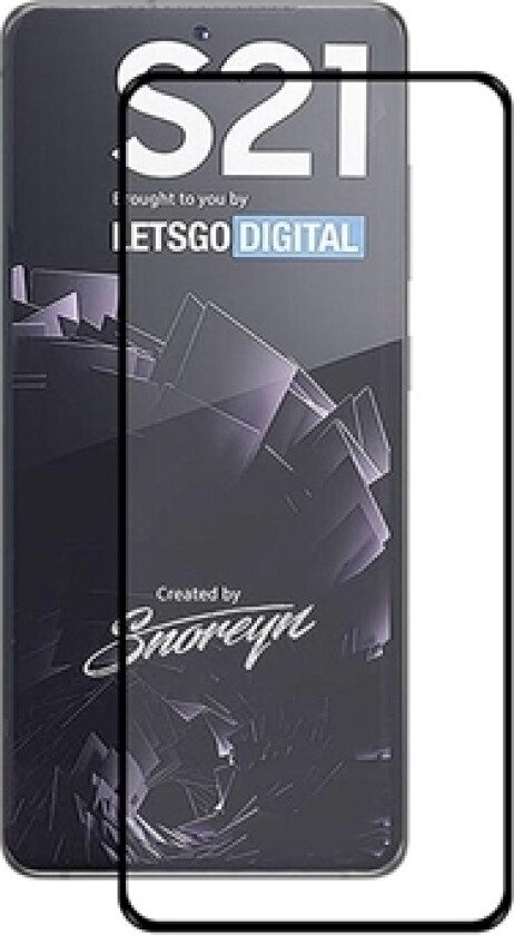 Samsung Galaxy S21 5G Hat Prince Full Size Skjermbeskyttere Panzerglass - Svart Kant