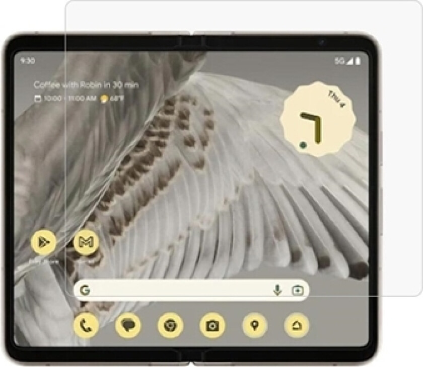 Google Pixel Fold TPU Skjermbeskytter - Gjennomsiktig