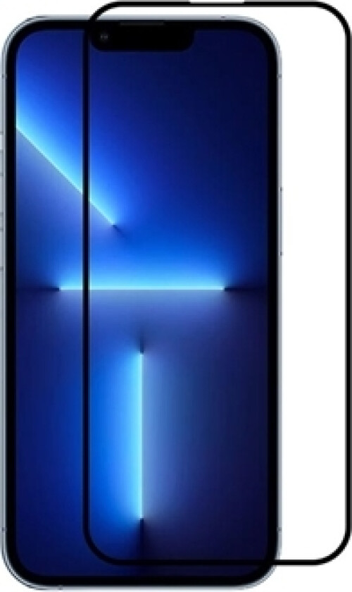 iPhone 15 Pro Rurihai Full Cover Skjermbeskyttere Panzerglass - Svart Kant