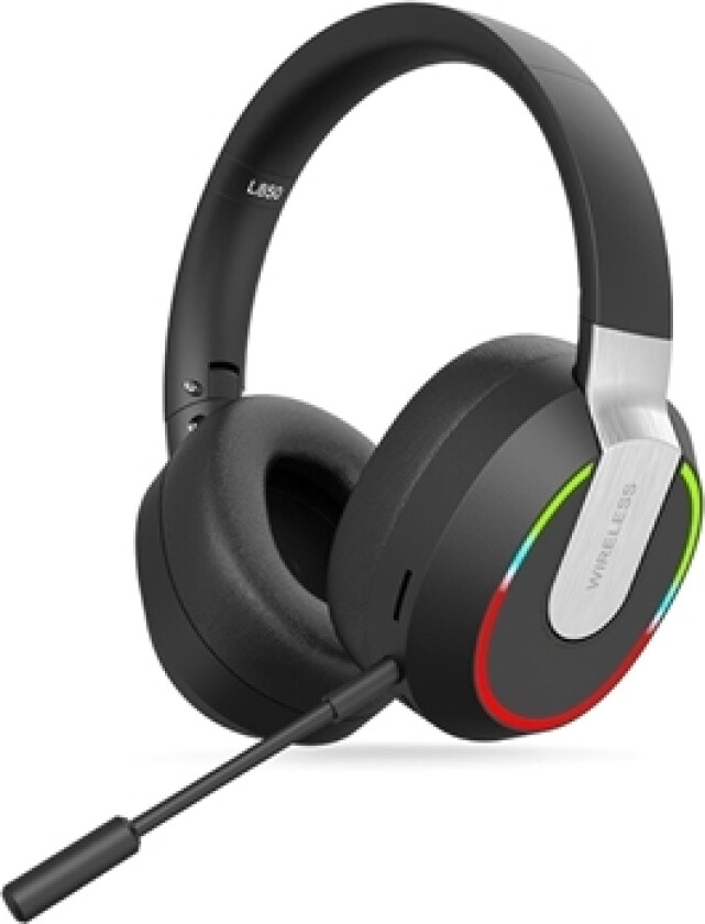 Trådløs Gaming-headset L850 med RGB-lys - Svart