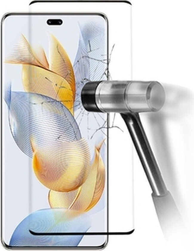 Honor 90 Pro Full Cover Skjermbeskyttere Panzerglass - Svart Kant