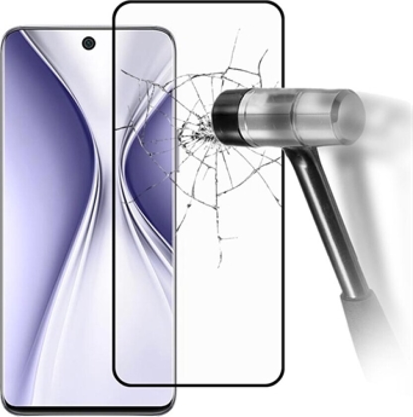 Full Dekning Honor X20 SE Skjermbeskyttere Panzerglass - Svart