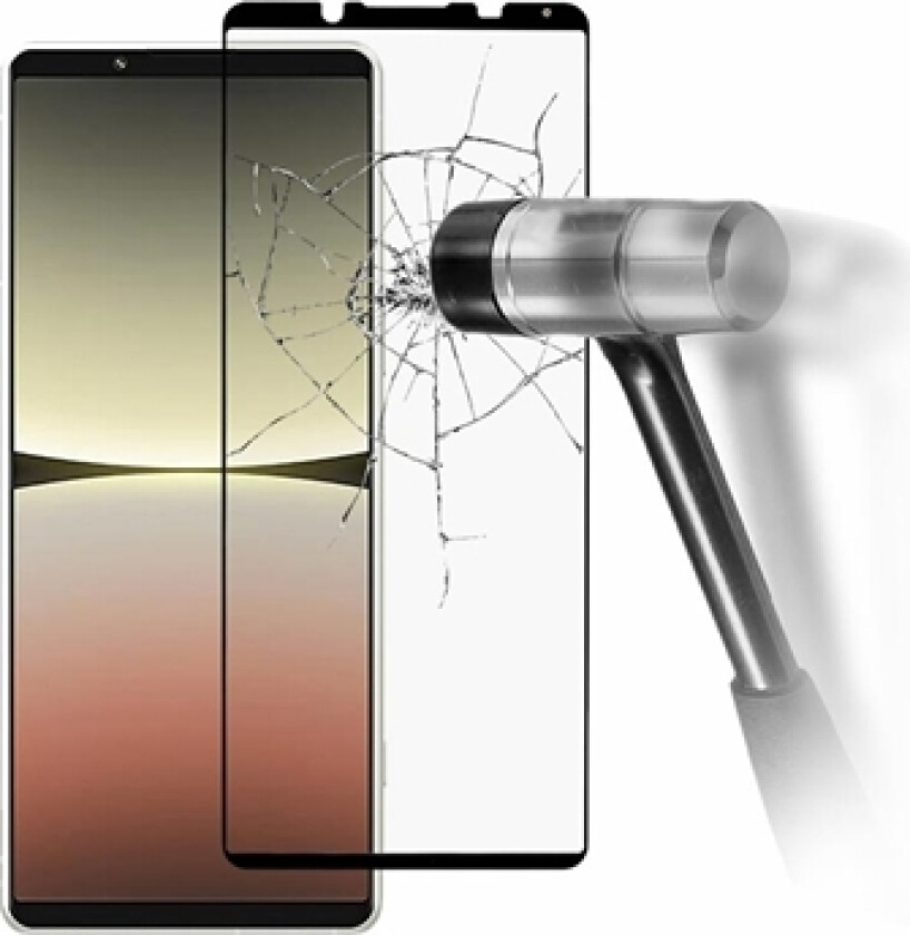 Full Dekning Sony Xperia 5 IV Skjermbeskyttere Panzerglass - Svart