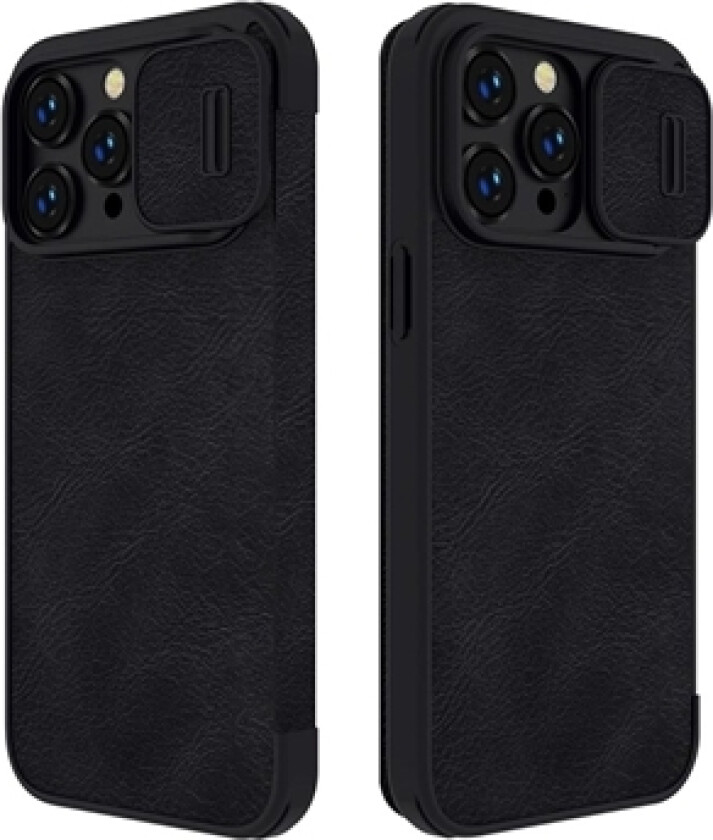 Qin Pro iPhone 14 Pro Max Flip-deksel - Svart