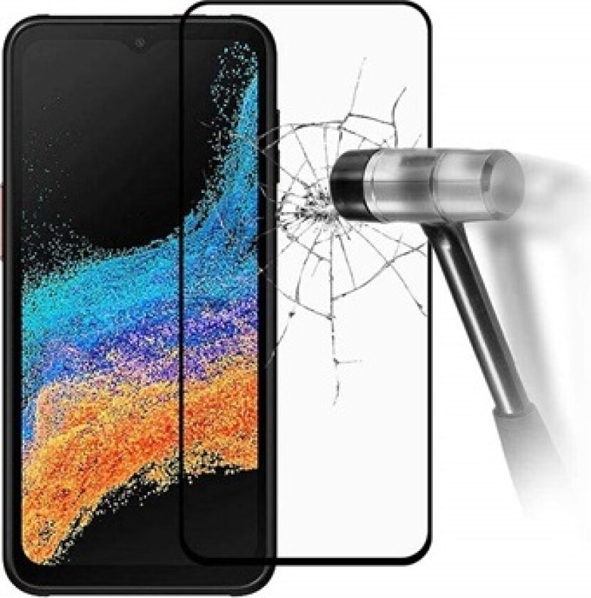 Full Dekning Samsung Galaxy Xcover6 Pro Skjermbeskyttere Panzerglass - Svart