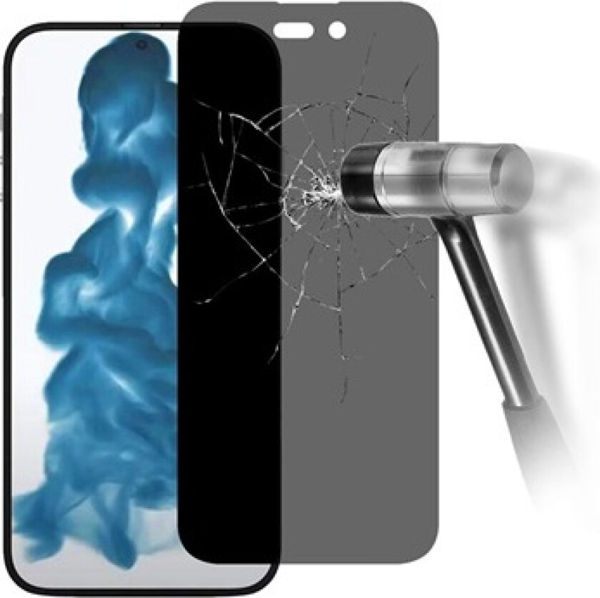 iPhone 14 Pro Max Skjermbeskyttere Panzerglass - 9H, 0.3mm - Privatliv