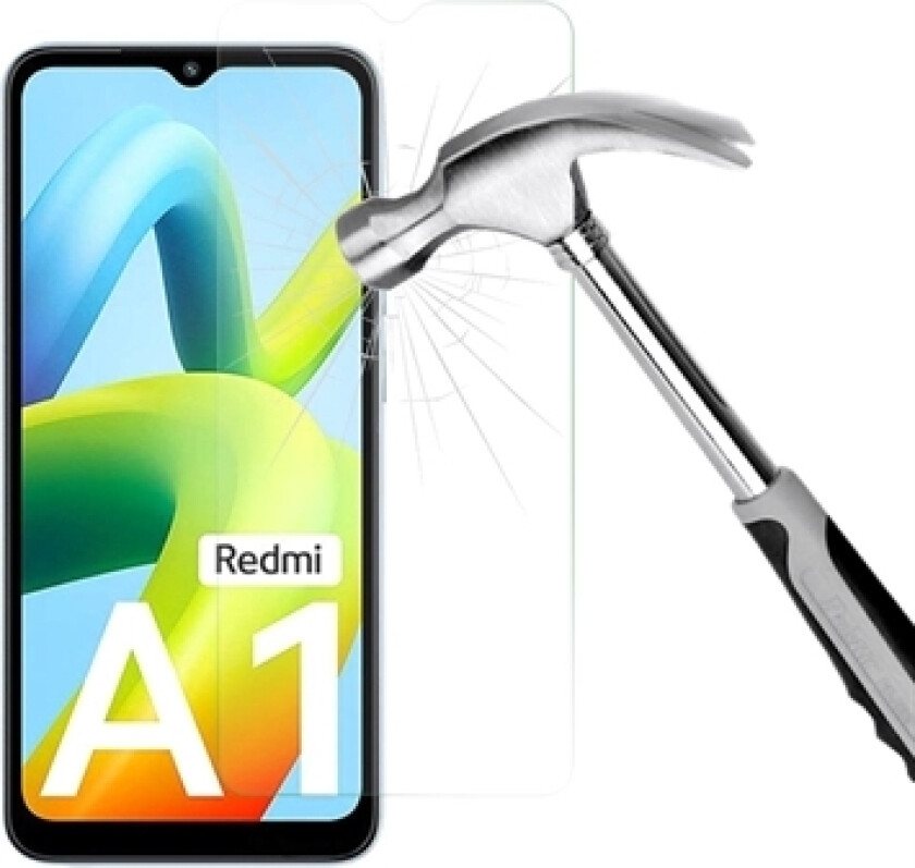 Xiaomi Redmi A1 Skjermbeskyttere Panzerglass - 9H, 0.3mm - Klar