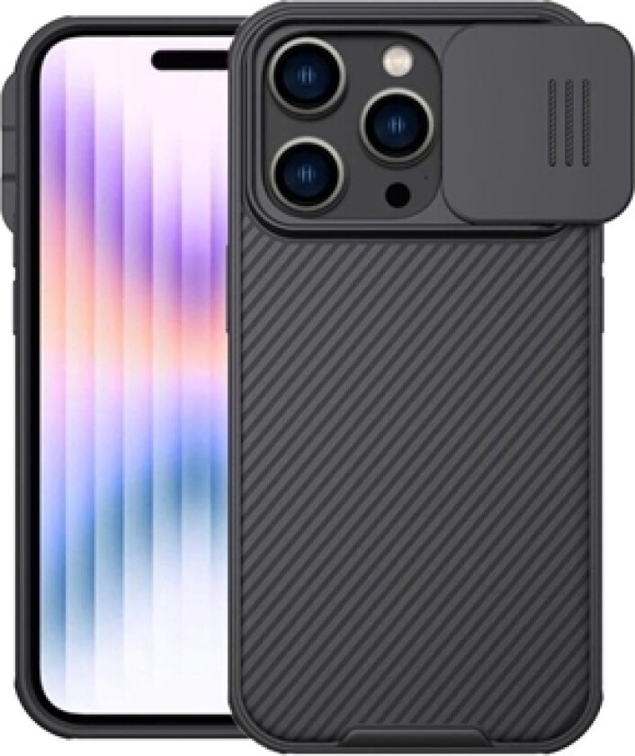 CamShield Pro Magnetic iPhone 14 Pro Hybrid-deksel - Svart