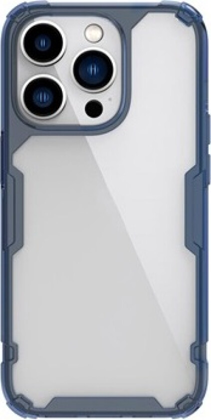 Nature TPU Pro iPhone 14 Pro Hybrid-deksel - Blå
