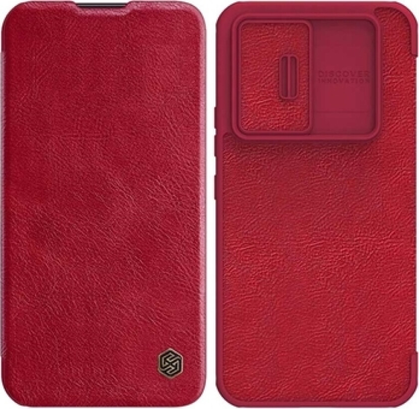 Qin Pro Series Samsung Galaxy A54 5G Flip-deksel - Rød