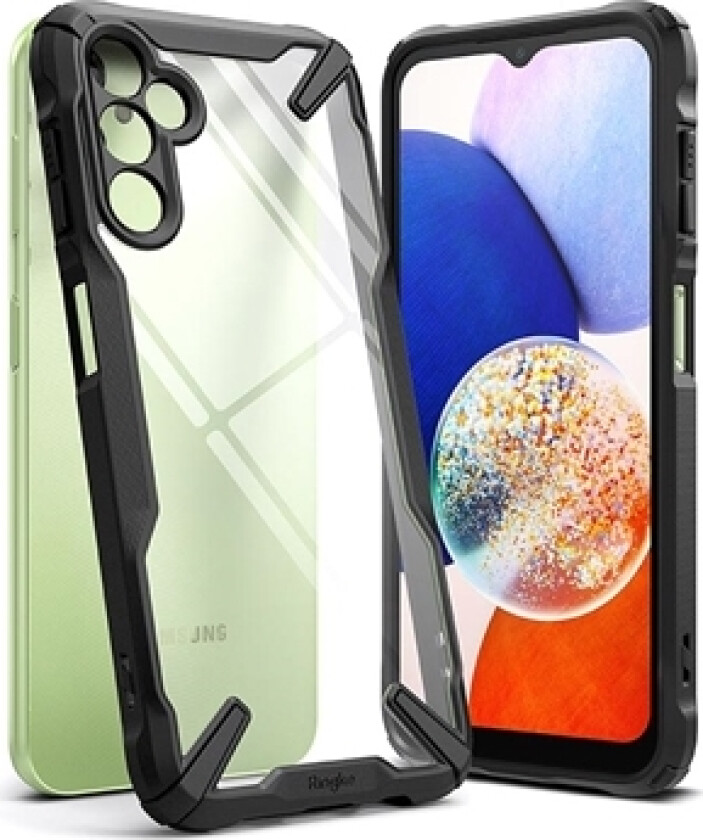 Fusion X Samsung Galaxy A14 Hybrid-deksel - Svart