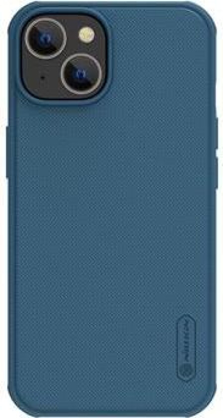 Frosted Shield Pro Magnetic iPhone 14 Plus Hybrid-deksel - Blå