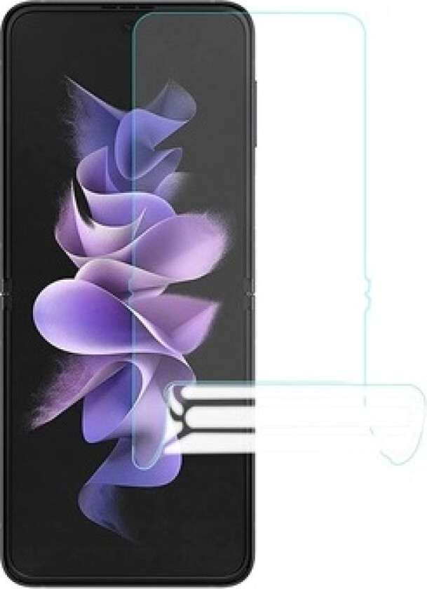 Samsung Galaxy Z Flip4 TPU Skjermbeskytter - Gjennomsiktig