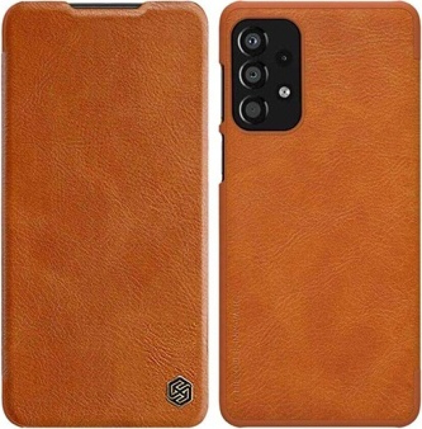 Qin Series Samsung Galaxy A13 Flip-deksel - Brun