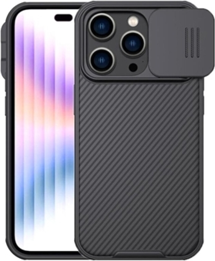CamShield Pro iPhone 14 Pro Max Hybrid Deksel - Svart