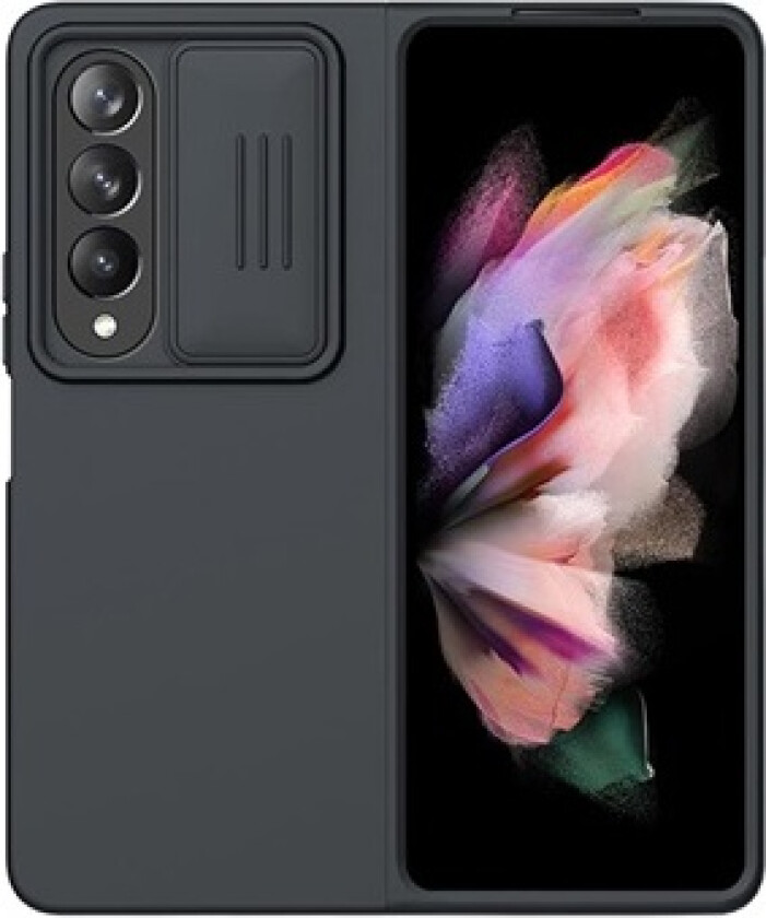 CamShield Silky Samsung Galaxy Z Fold4 Hybrid-deksel - Svart