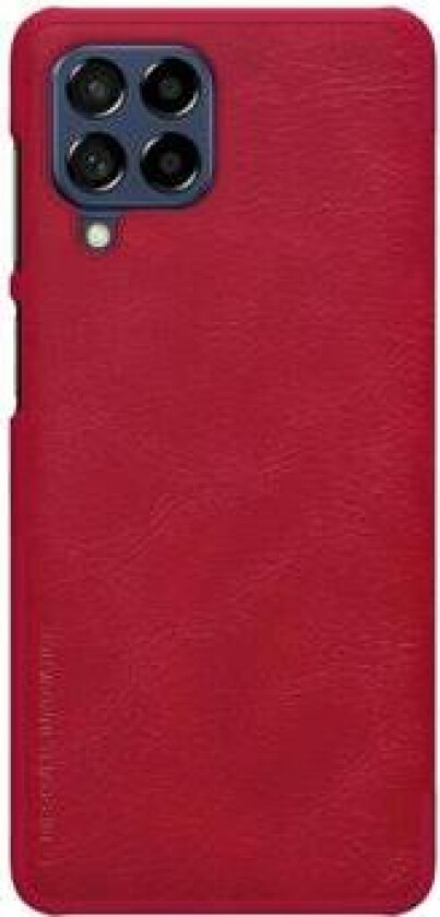 Qin Series Samsung Galaxy M53 Flip-deksel - Rød