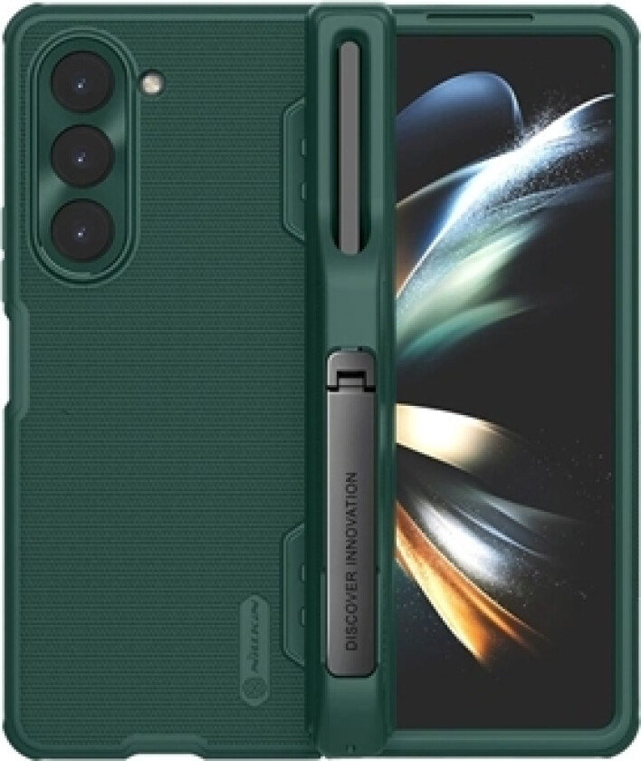 Super Frosted Shield Fold Samsung Galaxy Z Fold5 Deksel - Grønn