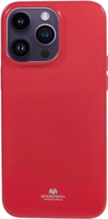 iPhone 15 Pro Mercury Goospery Glitter TPU-deksel - Varm Rosa