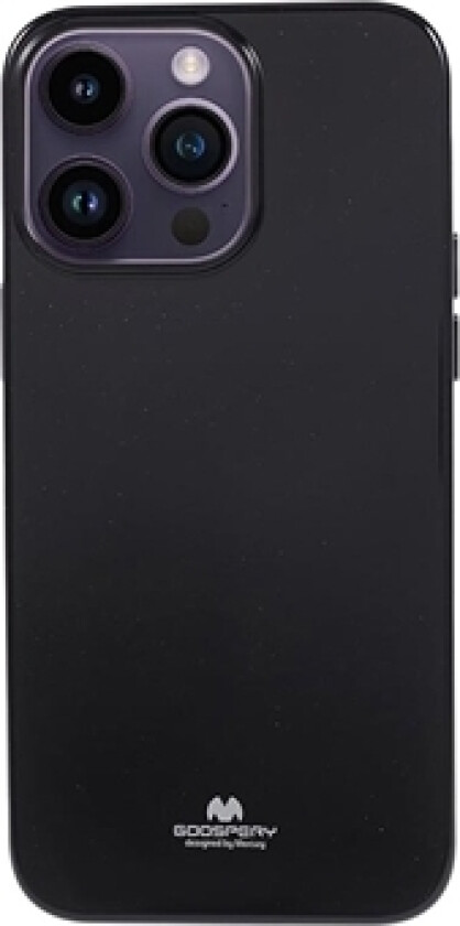 iPhone 15 Pro Mercury Goospery Glitter TPU-deksel - Svart